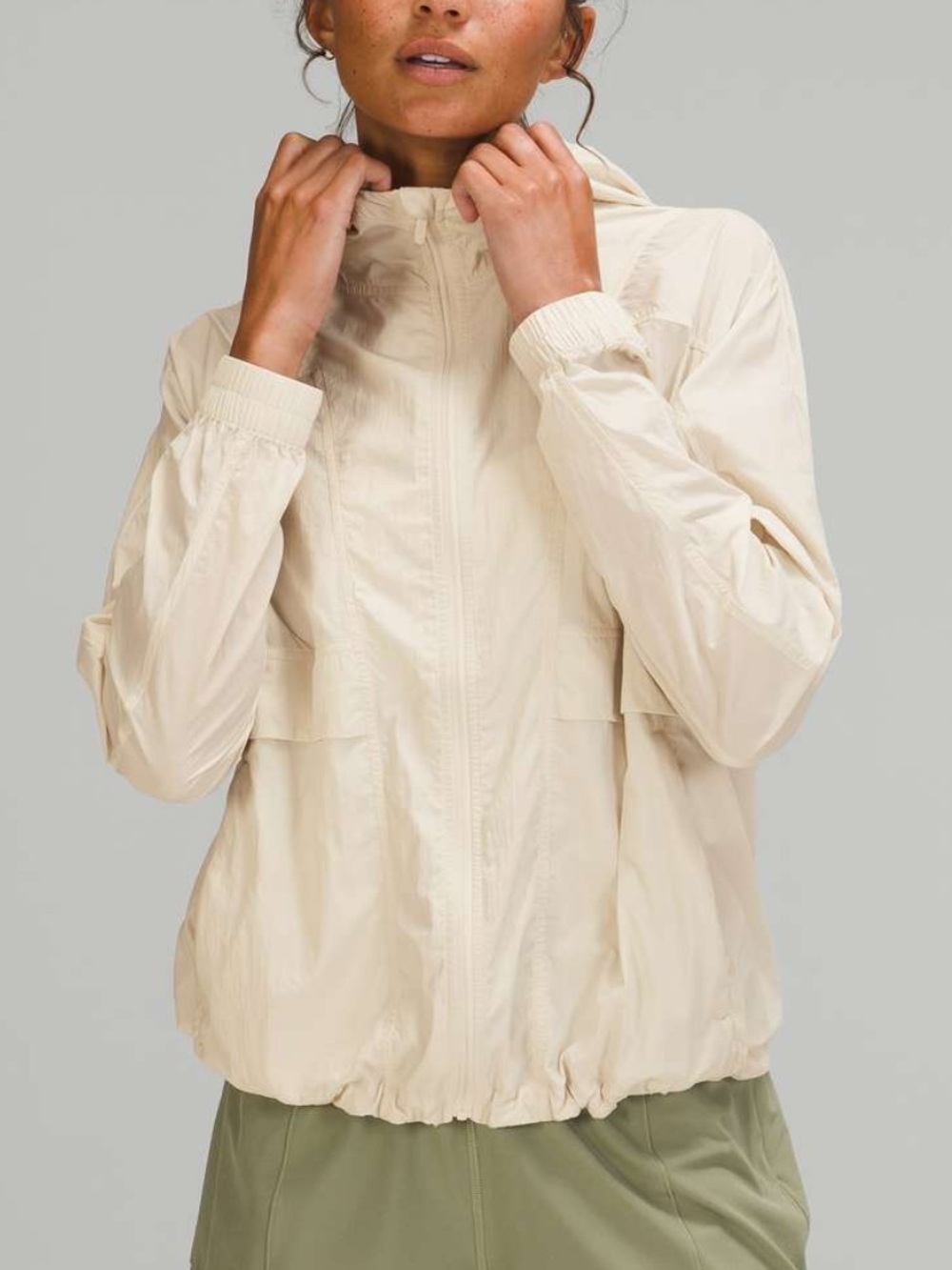 Lululemon Hood Lite Jacket in White Opal